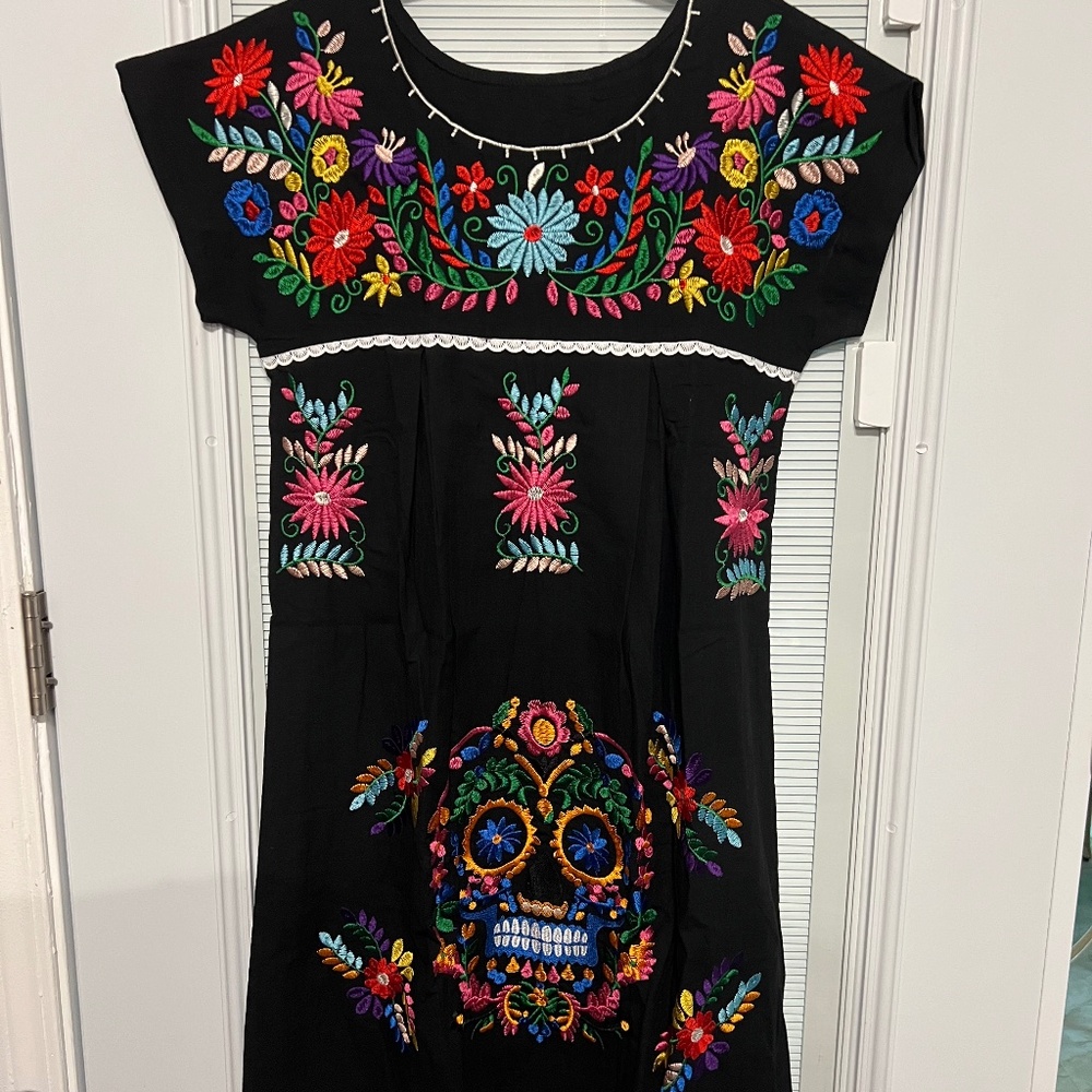 100% cotton Mexican dress